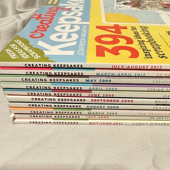 Set of 10 Creating Keepsake Magazines 2009-2012 Cards Scrapbooks Paper Crafts S2 - Picture 5 of 6